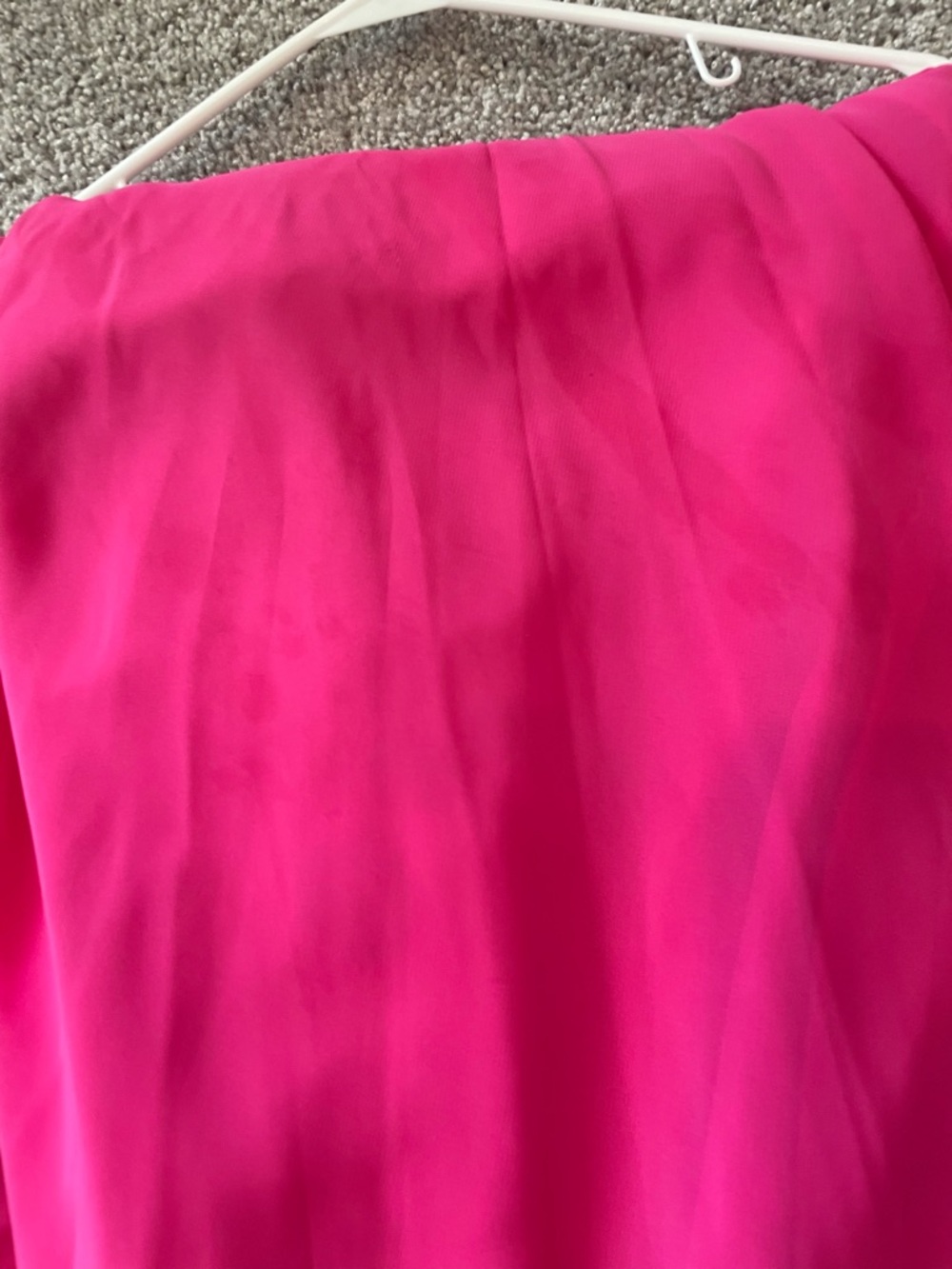 Allure Bridals Strapless Fuchsia Pink Evening Gown - Picture 3 of 5